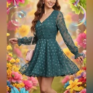 Tularosa | Revolve Marisol Dress in Deep Viridian